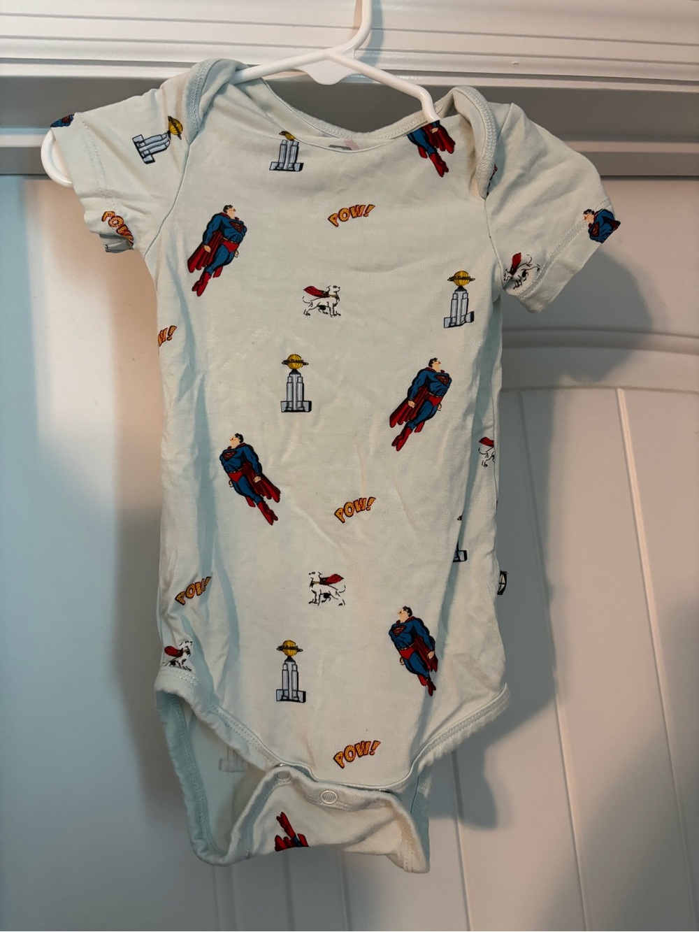 Kyte Baby One-Piece Bodysuit with Superman Print 6-12M
